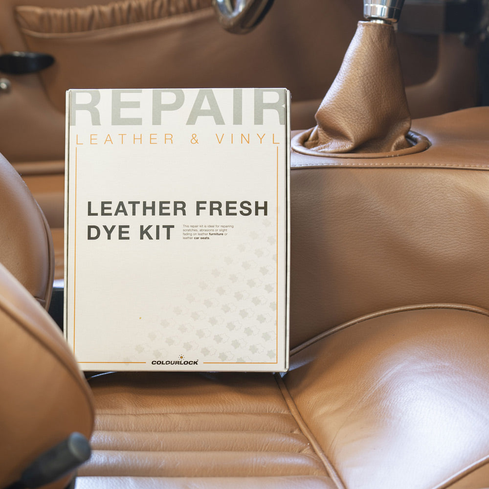 Leather Fresh Dye Kit with Leather Cleaner