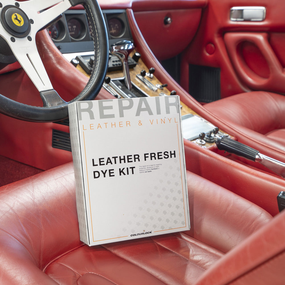 Leather Fresh Dye Kit with Leather Cleaner