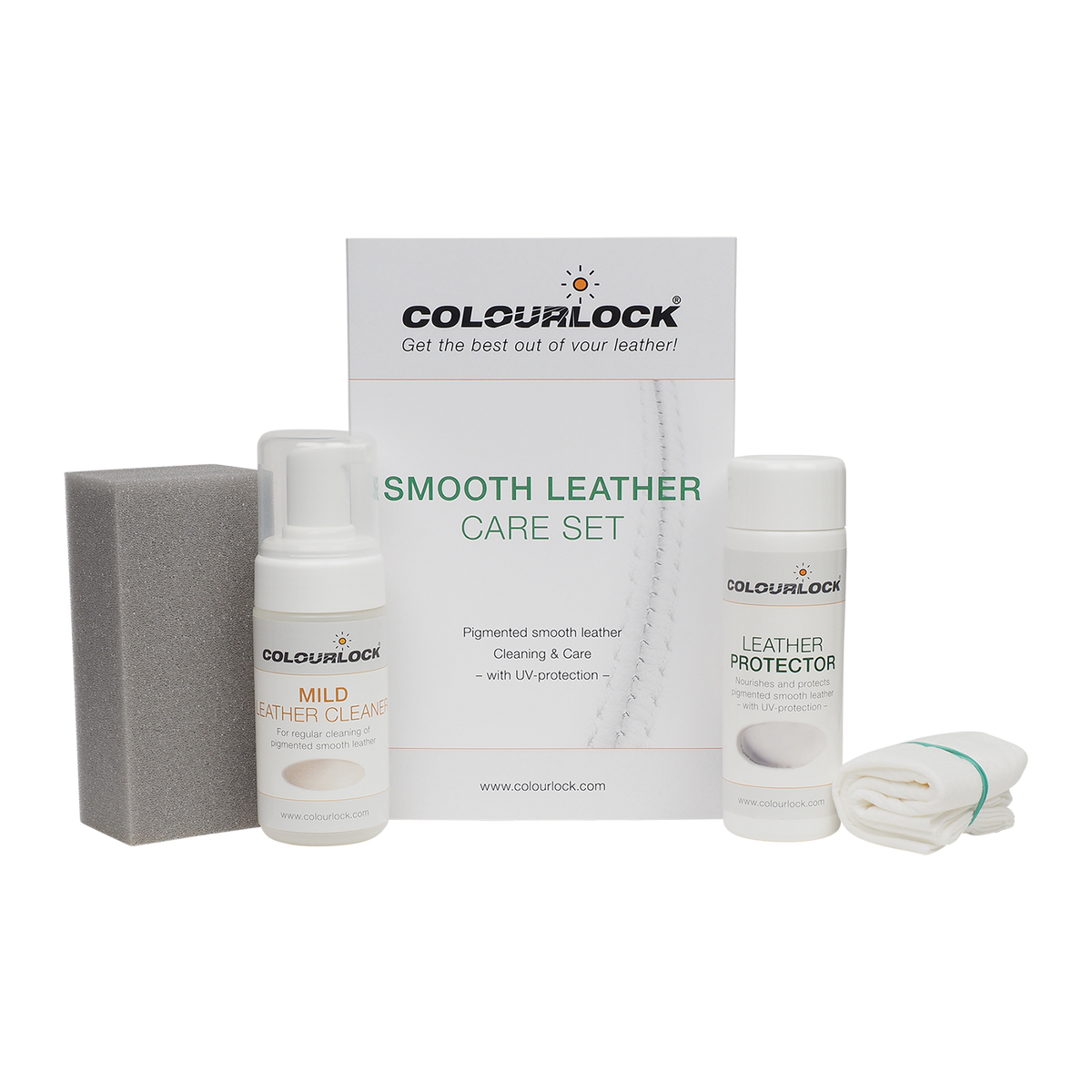 Smooth Leather Care Kit with Cleaner and Protector