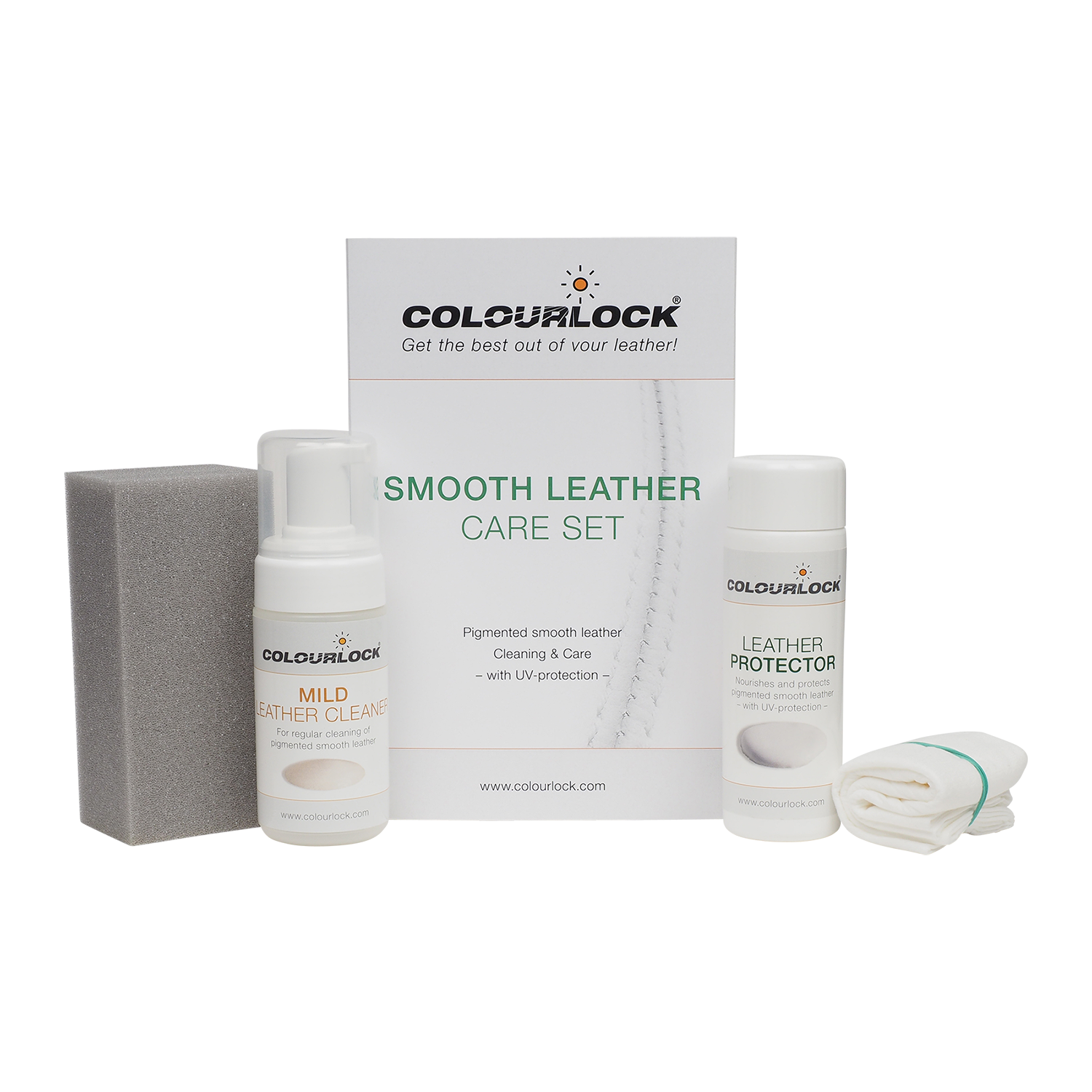 Smooth Leather Care Kit with Cleaner and Protector