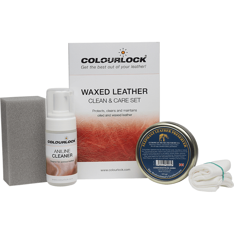 Waxed, Oiled or Pull Up Leather Cleaning and Care Kit