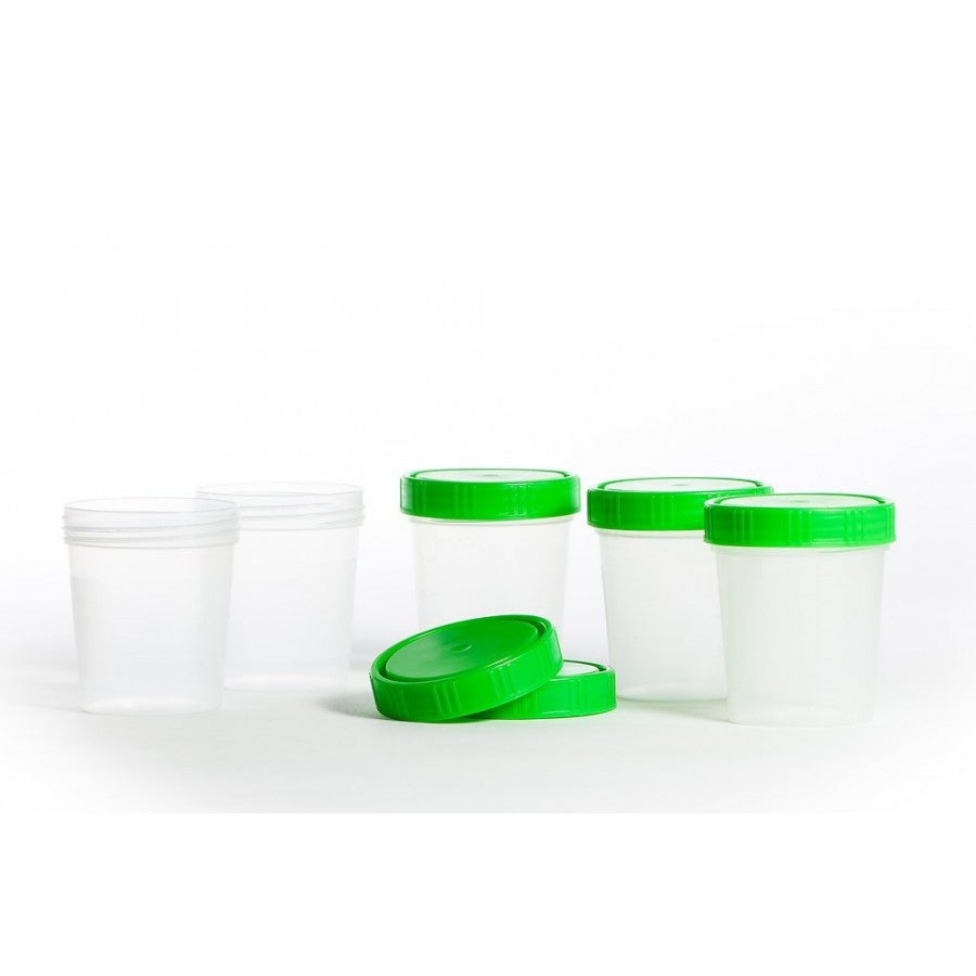 Re-useable Plastic Beakers with lids (Pack of 10)