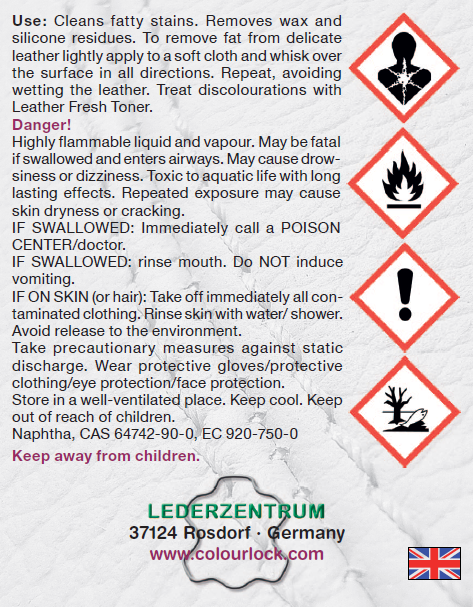 Leather Cleaning Spirit